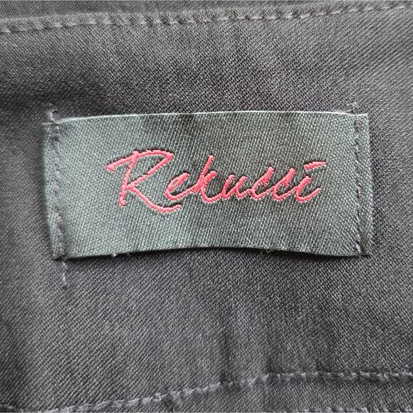 M Rekucci Classic Black Pencil Skirt Women Size S Office Career Business Stretch - Picture 7 of 9